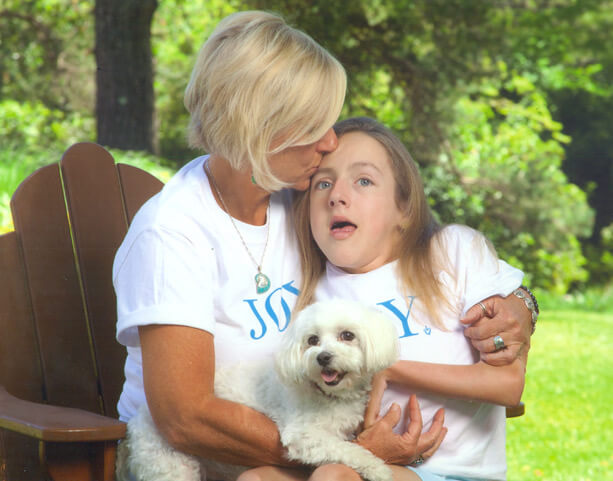 Photo of child Gina Rugari with mother Anne Rugari
